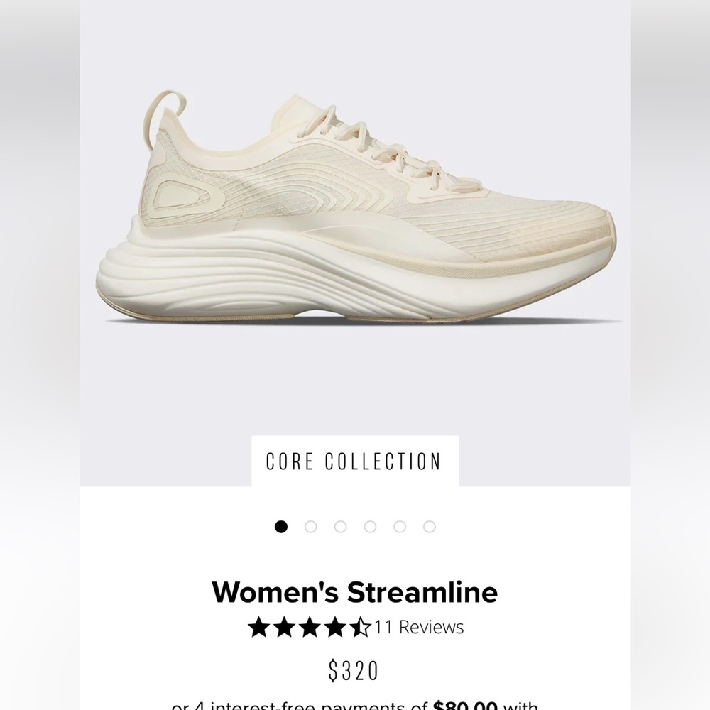APL womens streamline Pristine/white
